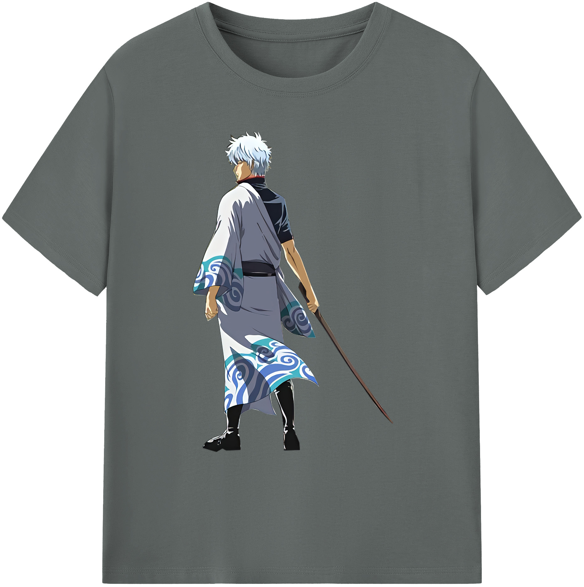 （画像用） ぎんたま 坂田銀時（さかたぎんとき） 神楽 志村新八（しむら しんぱち） GINTAMA Sakata Gintoki Kagura Shimura Shinpachi 綿100％ メンズ半袖Tシャツ｜肌触りやわらか＆通気性